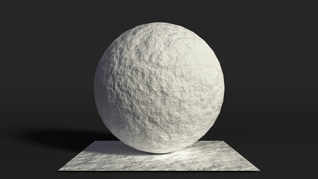 Snow Material With Applicable Displacement (Cycles Ready) preview image 1